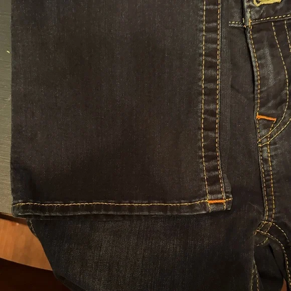 True Religion Women's Boot Cut Jeans in Deep Blue - Picture 8 of 9